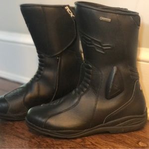 Mens Motorcycle leather boots size 9